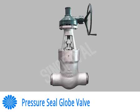 Pressure seal globe valve