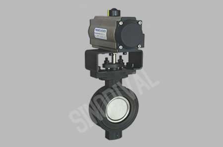 Actuated Double Eccentric Butterfly Valve