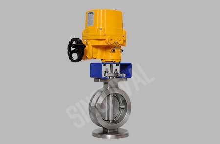 Actuated Double Eccentric Butterfly Valve