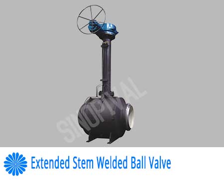 Extended Stem Butt-welded Ball Valve