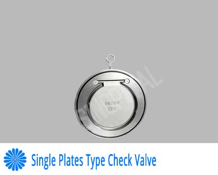Single Plate Type Check Valve